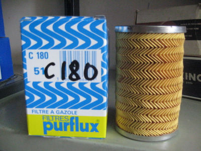 Filtri Nafta (Gasolio) Purflux C180 Per Citroen,Peugeot,Renault, Diesel