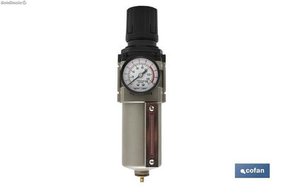 Filtro regulador de presión con rosca de 3/8 | Filtro Regulador de aire