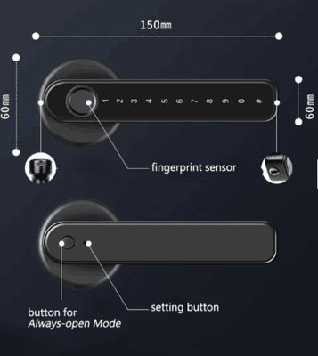 Fingerprint lock with ttlock app a-F6