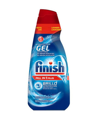 finish gel all in one plus gel 660ml 33 lavados