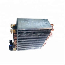 Finned hydrophilic foil evaporator for copper tube condenser for beauty equipmen