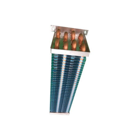 Finned hydrophilic foil evaporator for copper tube condenser for double opening - Foto 2