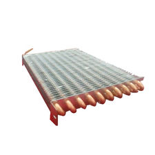 Finned hydrophilic foil evaporator for copper tube condenser for dryer