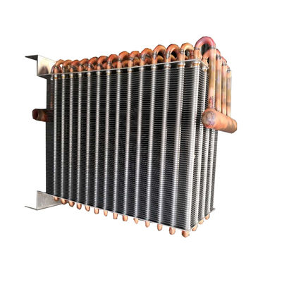 Finned hydrophilic foil evaporator for copper tube condenser for fuel furnace - Foto 2