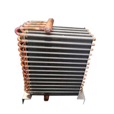 Finned hydrophilic foil evaporator for copper tube condenser for fuel furnace - Foto 3