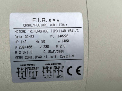 FIR 1148 Motore macchina da Cucire trimonofase 1400 giri - Foto 3