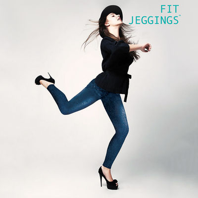 Fitjeggings Denim-Print Leggings - Foto 2
