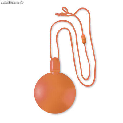 Flacon à bulles rond orange MIMO8818-10