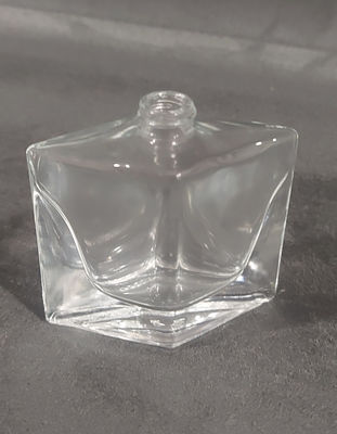 Flacon en verre forme de losange