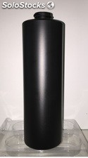 Flacone cilindrico nero 500ml collo 28/400
