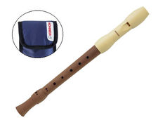 Flauta hohner alegra madera peral dos piezas con boquilla plastico marfil en
