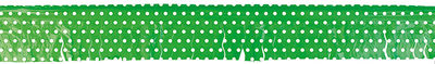 Fleco plastico verde lunares 25 mts, 6