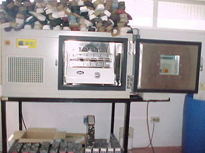 Flex meter of 6 test tubes