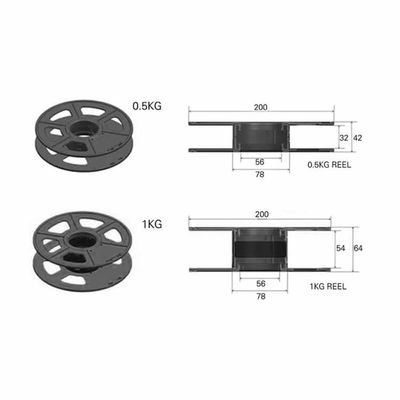 Flexible Filamento 3D, Blanco, 1.75mm, 0.5Kg, Tolerancia diámetro: SÓLO 0,03mm - Foto 4