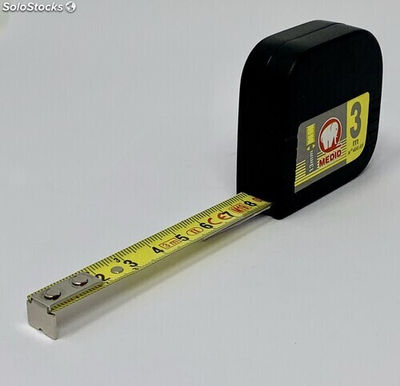 Flexómetro estuche ABS 3mx13mm negro sin freno - Foto 2