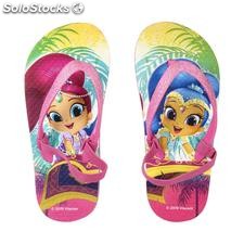 Flip flops premium shimmer and