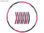 Foam Hula Hoop 95cm (Pink-Grau) 8-teilig - 2