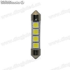 Foco De Leds Luz Interior s8 Festoon Modelo Sirius-3 42mm