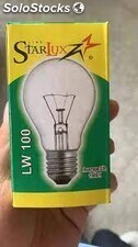 foco incandecentes 100w cajas con 100 pza marca starlux comprado 10 cajas