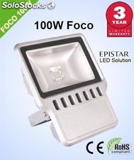 Foco Led Projetor profesional 100w y protección ip65 luz blanca 6000k