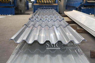 Fogli di alluminio increspato