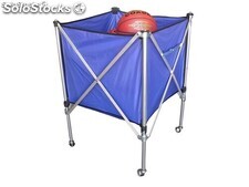 Foldable Ball Trolley made of Nylon with wheels
