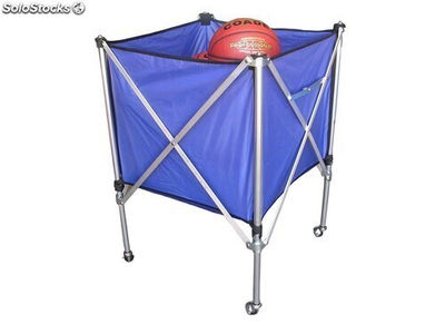 Foldable Ball Trolley made of Nylon with wheels