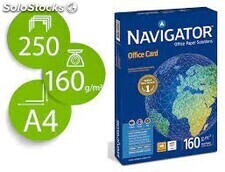 Folios baratos, papel A4 160 grs. Navigator Office Card, Portes gratis