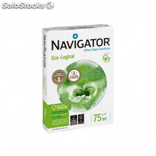 Folios Navigator ECO A4 75gr, Papel navigator ECO paquete A4 75gr. 500 hojas
