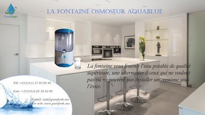 Fontaine osmoseur bleu hidrotek - Photo 2
