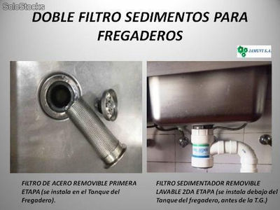 Food Catcher, Doble Filtro atrapa desechos para Fregaderos - Foto 2