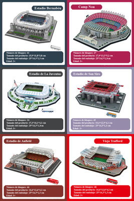 Football Giants Stadium, modelo de papel 3D, versão mini