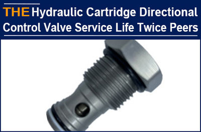 For Hydraulic Cartridge Directional Control Valve With no wear valve spool, the
