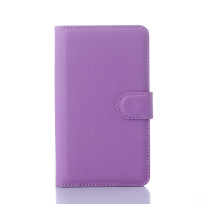 For Sony xperia E4 pu litchi Leather Case Cover (9 colors)