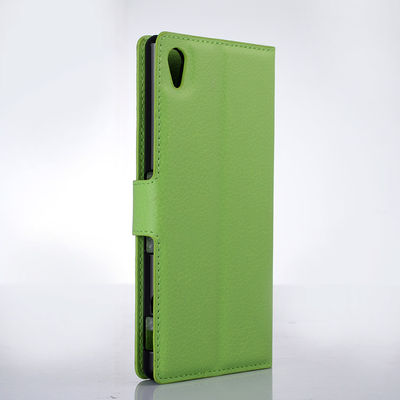 For Sony xperia Z4 pu litchi Leather Case Cover (9 colors)