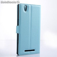 For ZTE grand Zmax Z970 PU litchi Leather Case Cover (9 colors)