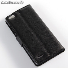 For ZTE Nubia Z7 Mini PU litchi Leather Case Cover (9 colors)