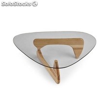 forma de gota 19mm mesa de café de vidro temperado