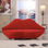 forma de lábio sofá vermelho - Foto 3