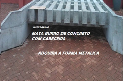 Forma para mata burro de concreto - Foto 2