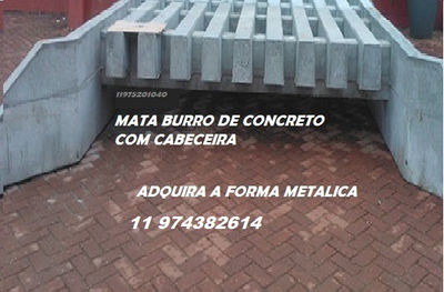 Forma para mata burro de concreto - Foto 4