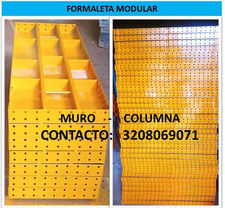Formaleta metalica paneles desde 0.5 cm hasta 0.60X 2.40 mt
