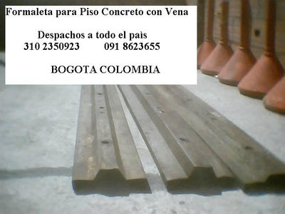 Formaleta para placa piso concreto con vena despachos a todo el pais Bogota Colo - Foto 2