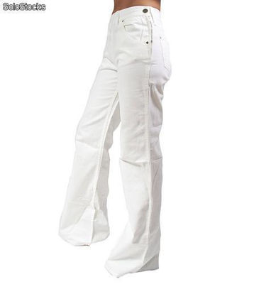 Fornarina - Jeans branco para as mulheres - Foto 3