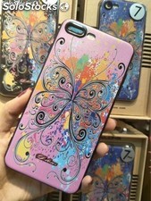 forro estuche con imagen mariposa iPhone 8 plus