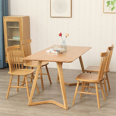 foshan móveis mesa de jantar de madeira set / conjunto de mesa de jantar