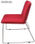 Fotel attesa red - Zdjęcie 3