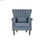 Fotel DKD Home Decor 74 x 75 x 87 cm Drewno kauczukowe Błękitne niebo - 4