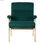 Fotel DKD Home Decor 8424001795499 Złoty Metal Poliester Kolor Zielony (69 x 90 - 5