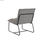Fotel DKD Home Decor Czarny Szary Metal 66 x 71 x 77 cm - 3